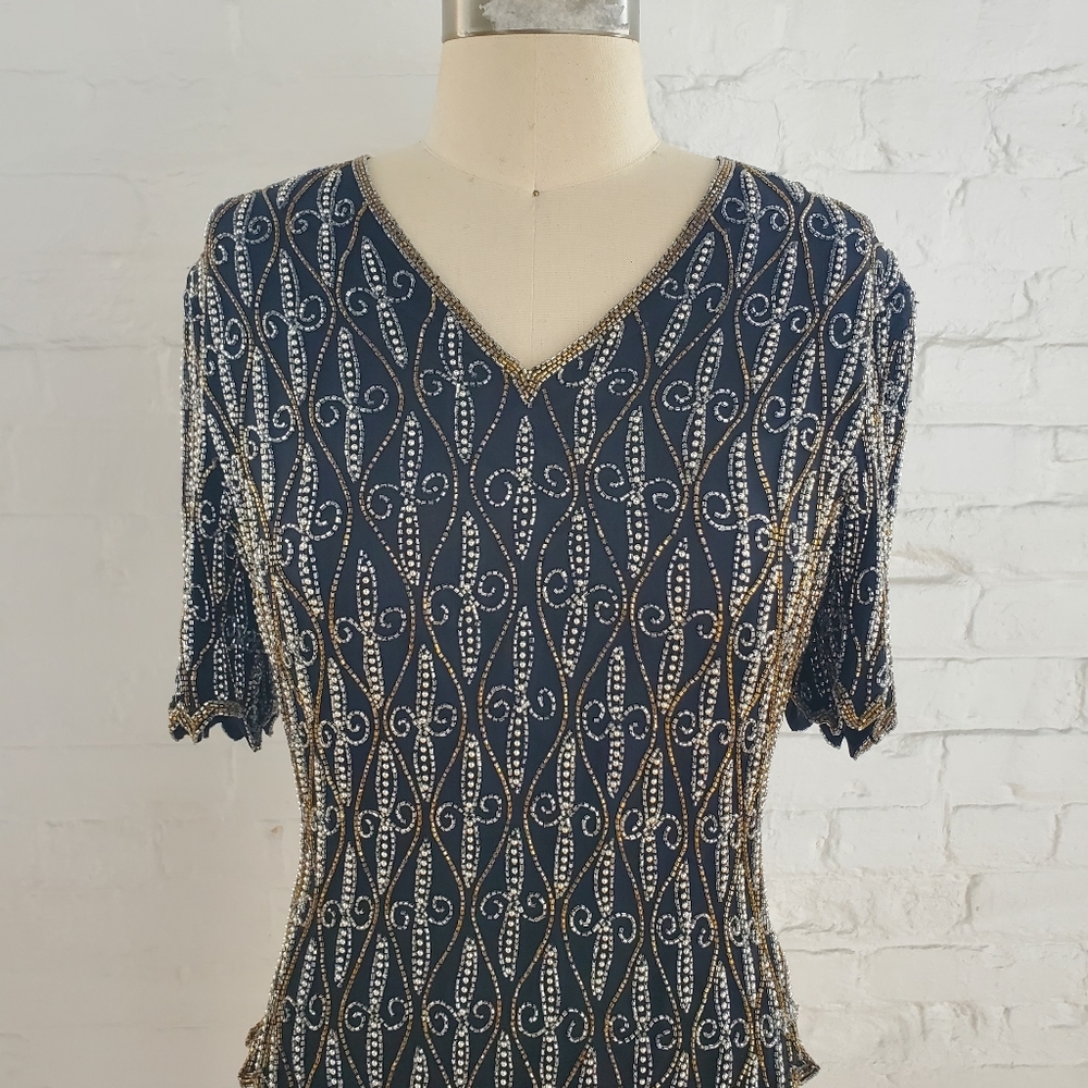 Vintage sequence top